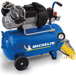 Michelin - Compresseur d'air MBV1003 K8 - 100 l - 3CV 230V avec accessoires gonflage