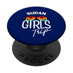 Girls Trip Soudan Voyage Vacances Femmes Soudan PopSockets PopGrip Adhésif