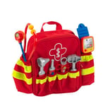 Theo Klein 4314 Sac à dos de secouriste | Avec stéthoscope, seringue et beaucoup d'autres accessoires | Tensiomètre électronique avec bruitage | Dimensions : 28 cm x 25 cm x 8,5 cm | Jouet pour enfants à partir de 3 ans