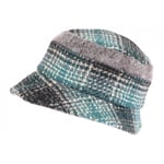 Beret Chapeau Femme Vert et Grise Retro Bonnet Feutre Hiver Lyara-Taille unique