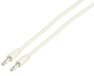 1m White 3.5mm Stereo Jack Plug to Plug Aux Cable for MP3 Player Car iPhone iPod