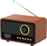 DAB/DAB+ Digital Radio, Retro FM Radio, Mains and Battery Powered Bluetooth Spea