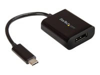 StarTech.com USB C to DisplayPort Adapter 4K 60Hz - USB Type-C to DP 1.4 Monitor Video Converter (DP Alt Mode) - Thunderbolt 3 Compatible - Adaptateur DisplayPort - 24 pin USB-C (M) pour...