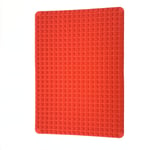 YISONG Tapis De Barbecue en Silicone Pyramide RéSistant Aux TempéRatures éLevéEs Tapis De Barbecue Ailes De Poulet GrilléEs Tapis De Barbecue ExtéRieur Multifonction Red