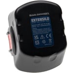 Extensilo - 2x Batteries compatible avec Bosch psr 12VE, psr 12, psb 12 VE-2 outil électrique (3300 mAh, NiMH, 12 v)