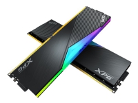 XPG LANCER RGB - DDR5 - sett - 32 GB: 2 x 16 GB - DIMM 288-pin - 7200 MHz / PC5-57600 - CL34 - 1.4 V - ikke-bufret - on-die ECC - svart