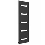 Reina Ancora Designer Vertical Radiator 1800mm H x 490mm W Anthracite