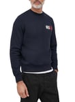 Tommy Hilfiger Men's SweatshirtNew York Flag no Hood, Blue (Desert Sky), S