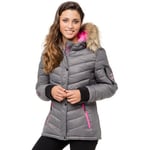 Veste Geographical Norway  Caban Camille - capuche avec bord façon fourrure