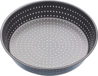 MasterClass KCMCCB15 Crusty Bake 23 cm Deep Perforated Pie Dish with 23cm