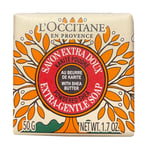L'Occitane POWDERED SHEA Extra Gentle SOAP Bar 50g Coconut/Olive Oil