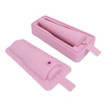 (Pink)Ice Cube Form Integrated Silicone Whiskey Cocktail Ice Maker For Juic PA