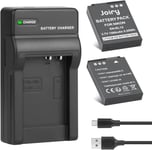 2X EN-EL12 Batterie et Chargeur Compatible avec Nikon CoolPix A900 W300 S9900 S9700 S9500 S9300 S9100 S8200 S6300 AW130 AW100s AW110s AW120s