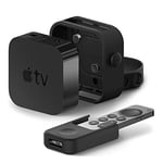 elago Multi Mount Bundle with Remote Holder Mount [All in One Combination] Compatible with Apple TV 4K (2021) / HD and all Models [Not compatible with Apple TV (2022)] [Three Mounting Options]