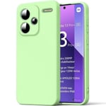 Fodral till Xiaomi Redmi Note 13 Pro+ 5G - Note 13 Pro Plus 5G - Flytande silikon Matt Stötsäkert skydd Slim - Grön