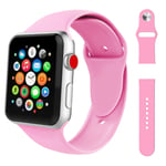 Apple Watch Iwatch Series 38/40/42/44mm Soft Sport Strap Band Bright Pink 38mm/40mm