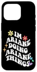 Coque pour iPhone 16 Pro Retro Groovy Im Ariane Doing Ariane Things Funny Mother's