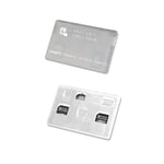 4SMARTS SIM Card Organizer - SIM-kortsadapter (Micro SIM + Nano SIM) - Vit