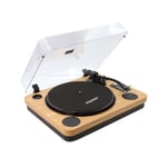 Platine vinyle Bluetooth effet bois 33/45/78t avec HP