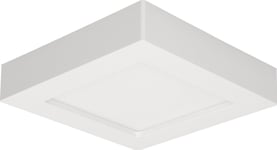 Orno Leti Led 12W, Downlight, Utanpåliggande, Kvadratisk, 860Lm, 4000K, Vit, Inbyggd Led-Strömförsörjning