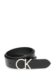 Calvin Klein Ck Adj.logo Belt 3.5Cm Svart