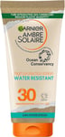 Garnier Ambre Solaire SPF 30 Water Resistant High Protection Sun Cream Lotion, &