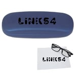 Etui bleu fonce lunettes avec votre prenom gamer jeux video