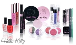 Hello Kitty Set of 50 Lip, Face, and Nail Makeup - Value Over 500€