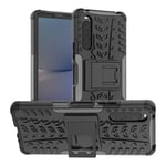 Sony Xperia 10 V      Heavy Duty Case    Black