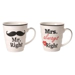 Out of the blue 2 Tasses Mr et Mrs Always Right