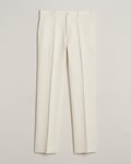Filippa K Straight Linen Trousers Bone White