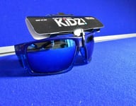 NEW Foster Grant Child Kids Sunglasses Boys Blue Mirror Maxblock UVA UVB UV400