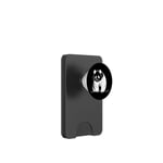 Panda géant ours ligne art mammifère art zoologiste PopSockets PopWallet pour MagSafe