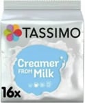 TASSIMO 21.5g Creamer from Milk, Pack of 16 Pods (Pack Of 5x 21.5g)