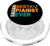 Piano Teacher Pianist Keyboard Best Pianist Ever PopSockets PopGrip for MagSafe