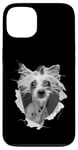 Coque pour iPhone 13 Chien chinois à crête