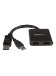 StarTech.com DisplayPort to DP Multi Monitor Splitter - 2-Port MST Hub - videosplitter - 2 porte