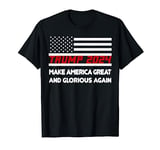 Magaga, Make America Great and Glorious Again, US Flag T-Shirt