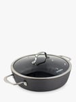 Eaziglide Neverstick3 Professional Non-Stick Shallow Casserole with Lid, Dia.28cm