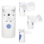 Inhalateur portable pour nébuliseur ultrasonique avec embout buccal et masque pour adultes et enfants. pour le rhume ou l'asthme avec accessoires