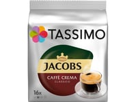 Coffee Capsules Tassimo Caffe Crema Classico (Compatible With Bosch Tassimo Capsule Machines), 16 Pcs.