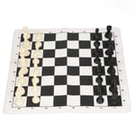 Chess Set Plastic International Chess Set Black And White Checkerboard Set W LSO