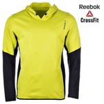 Reebok Crossfit Mens Dt Poly Hoodie Hoody Gym Sport Running Fitness Free Post