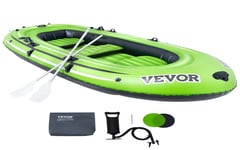 VEVOR 5 Person Inflatable Outdoor Boat Set PVC with Aluminum Oars and Hand Pump