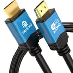 Cable Hdmi 4K De 7,5M-Ultra Haut Debit-18 Gbit/S-Long Cable Hdmi 2.0|4K@60 Hz Ultra Hd Uhd 2160P Hd 1080P Arc 3D|Compatible Avec Ps5/Ps4,Xbox,Videosurveillance,Projecteur,Pc,