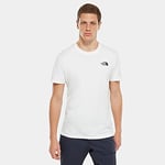 THE NORTH FACE Men's Simple Dome T-Shirt, TNF White, XXS