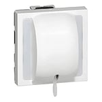 Legrand 077014 Interrupteur ou va-et-vient à Tirage Mosaic, 2 Modules, 10AX, 250V, Blanc