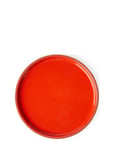 Plate, Medium Red Studio About