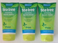 BEAUTY FORMULAS AUSTRALIAN TEA TREE EXFOLIATING FACIAL WASH 3 X150ml