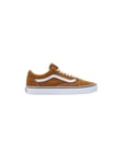 Baskets Vans Modèle Alte Skool Hommes ,Cuir Marron, Couleur Golden Brown